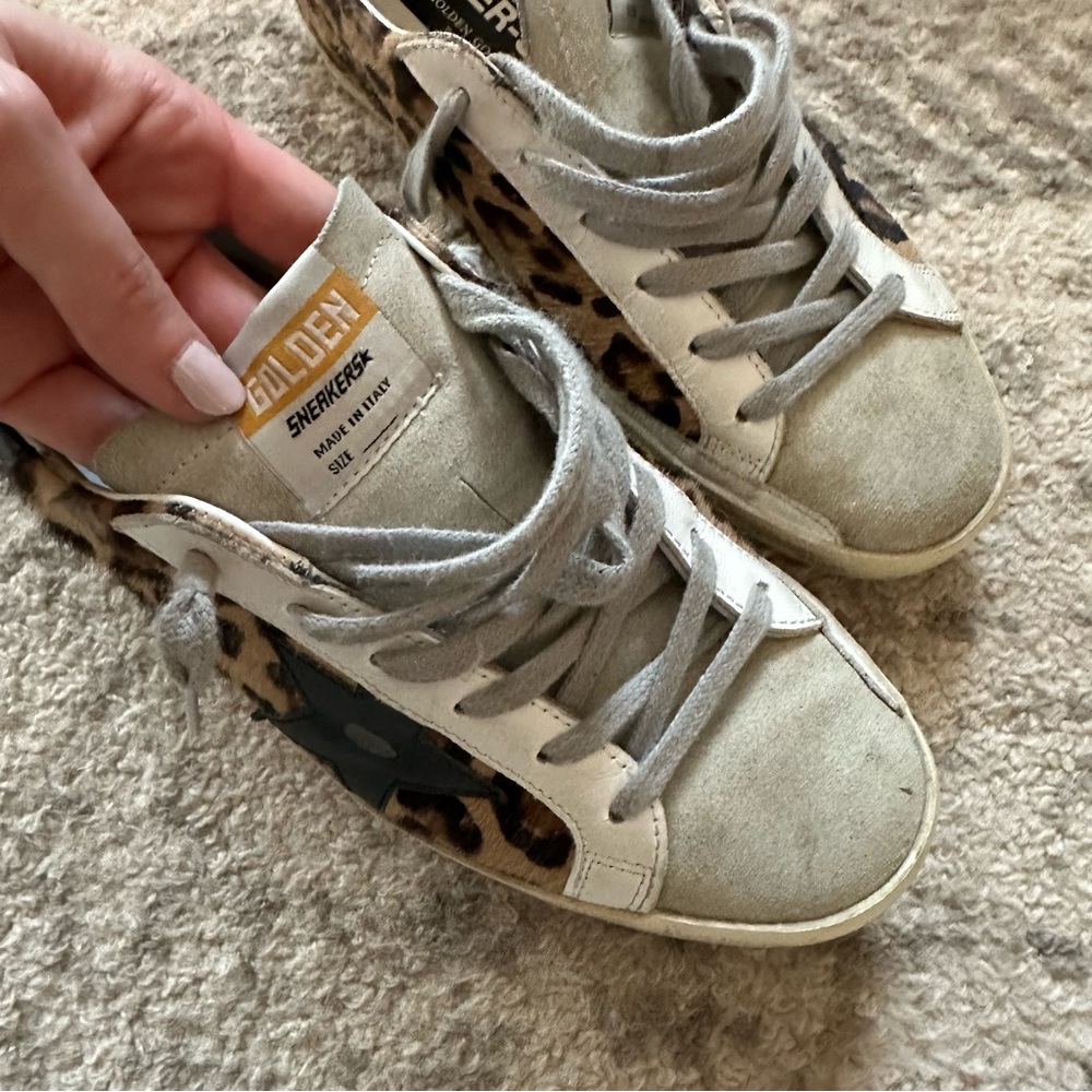 Golden Goose Superstar low-top sneaker in leopard - Picture 4 of 10